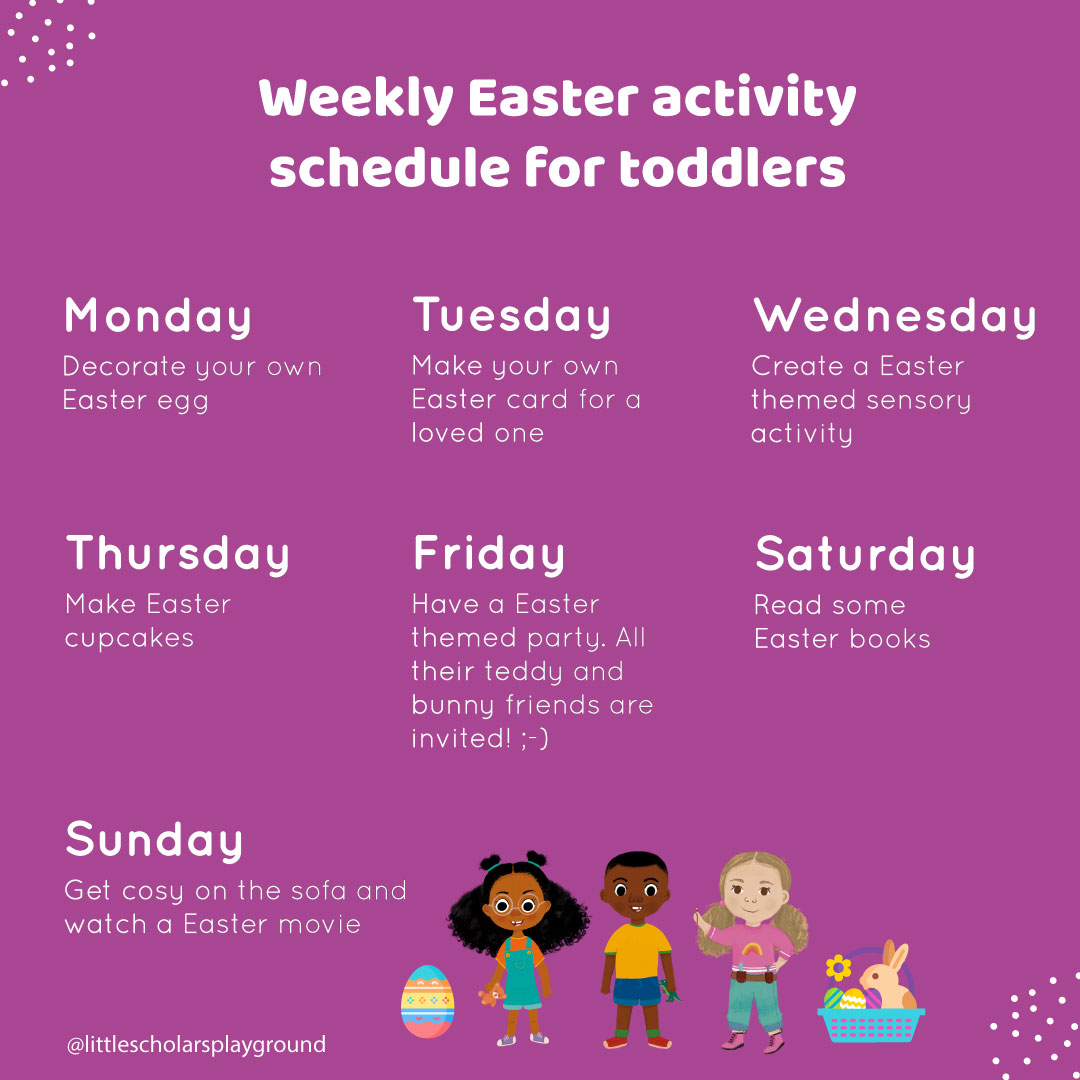 Little Scholars Playground Easter Schedule