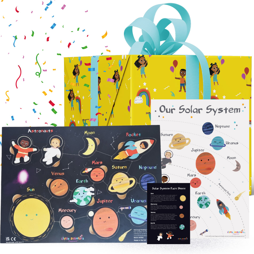 Solar system children's gift bundle