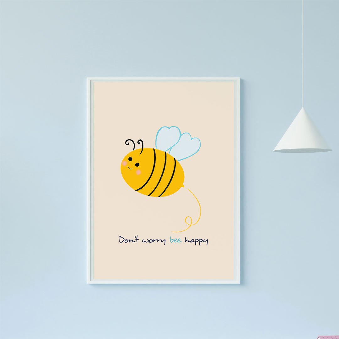 Bumblebee Children's Wall Art