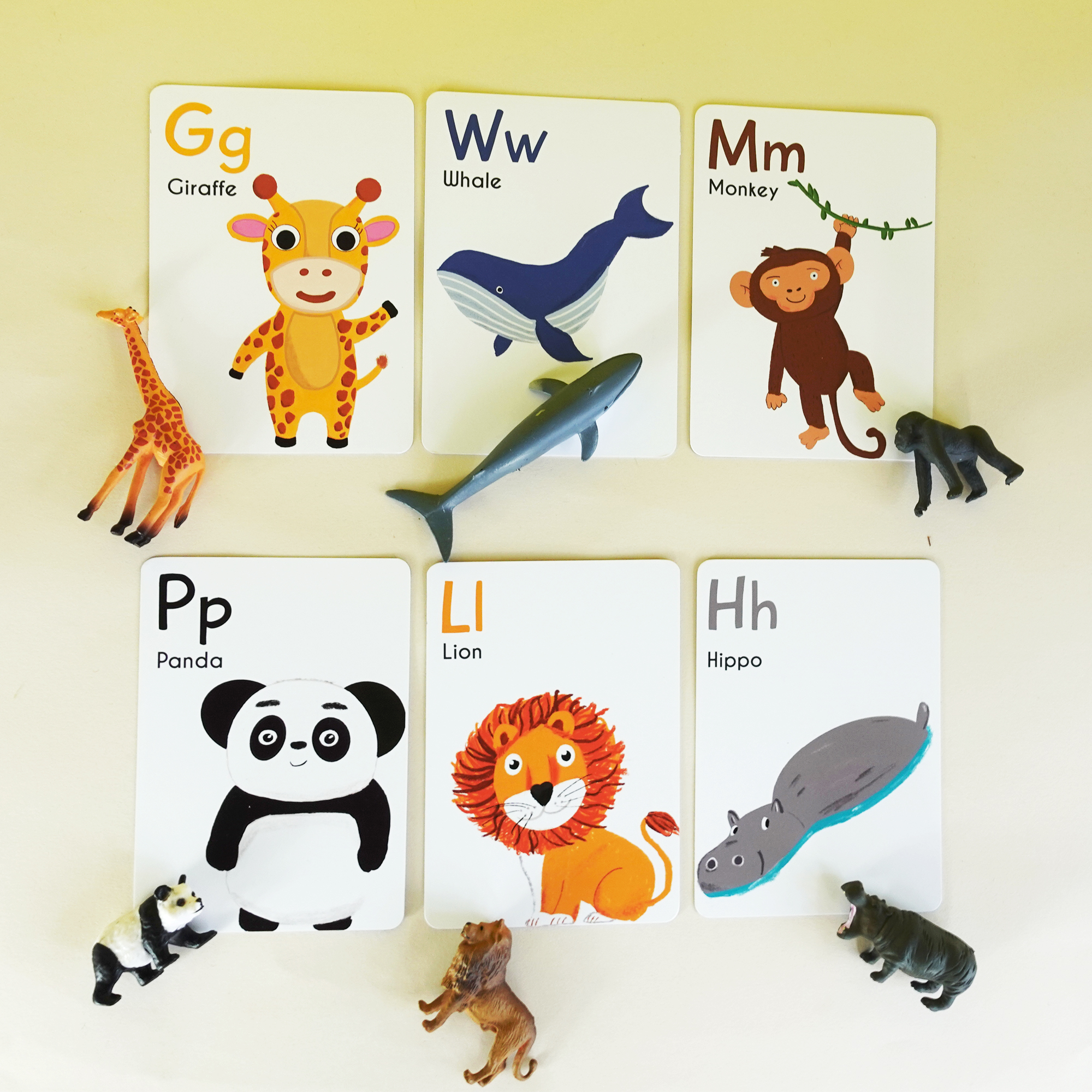 Animal alphabet activity cards